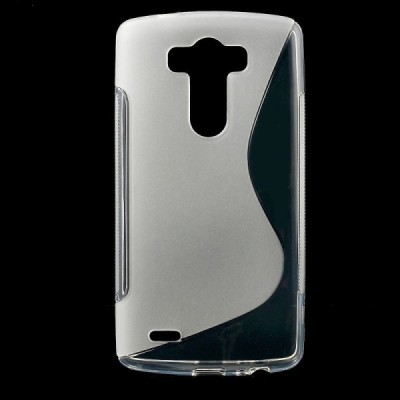 LG G3 D855 (D850, D851) „S-Line“ kieto silikono skaidrus TPU dėklas - nugarėlė / Priedai.lt