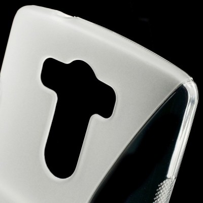 LG G3 D855 (D850, D851) „S-Line“ kieto silikono skaidrus TPU dėklas - nugarėlė / Priedai.lt