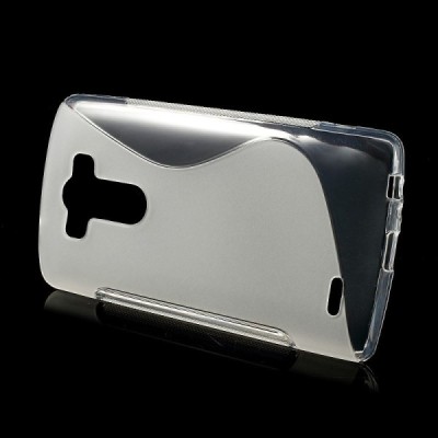 LG G3 D855 (D850, D851) „S-Line“ kieto silikono skaidrus TPU dėklas - nugarėlė / Priedai.lt