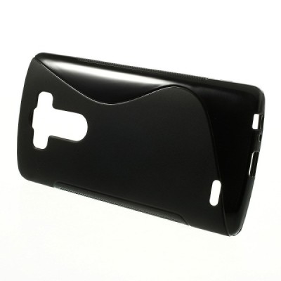 LG G3 D855 (D850, D851) „S-Line“ cieta silikona melns (TPU) apvalks / vacins.lv