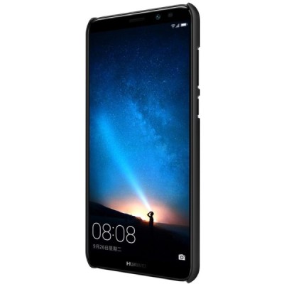 Huawei Mate 10 Lite Nillkin Frosted Shield juodas plastikinis dėklas / Priedai.lt