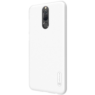 Huawei Mate 10 Lite Nillkin Frosted Shield balts plastmasas apvalks + ekrāna aizsargplēve / Vacins.lv
