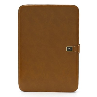 Atverčiamas rudas odinis Samsung Galaxy Note 10.1 N8000 (N8010) dėklas (dėkliukas) - piniginė / Priedai.lt