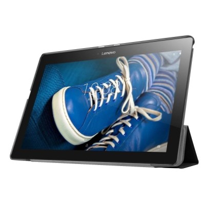 Lenovo Lenovo Tab410 (TB-X304F) atvēramais melns maciņš / Vacins.lv