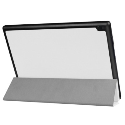 Lenovo Lenovo Tab410 (TB-X304F) atvēramais balts maciņš / Vacins.lv