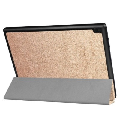 Lenovo Lenovo Tab410 (TB-X304F) atvēramais zelta maciņš / Vacins.lv