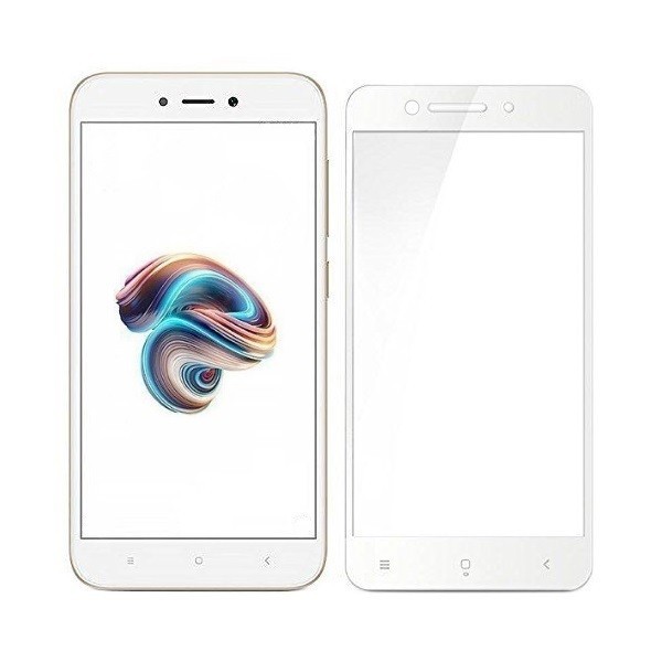 „Hat-Prince“ Tempered Glass apsauginis ekrano stiklas 0.26 mm - baltas (Redmi 5A)
