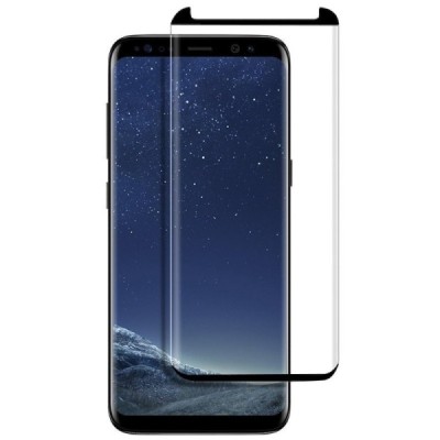 Samsung Galaxy S8 (G950) „PDGD 3D“ 9H Tempered Glass sustiprintos apsaugos juodas pilnai dengiantis apsauginis ekrano stiklas 0,
