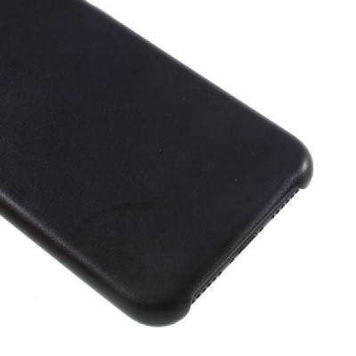 Soft Slim Apple iPhone X (iPhone Xs) melns ādas apvalks / Vacins.lv