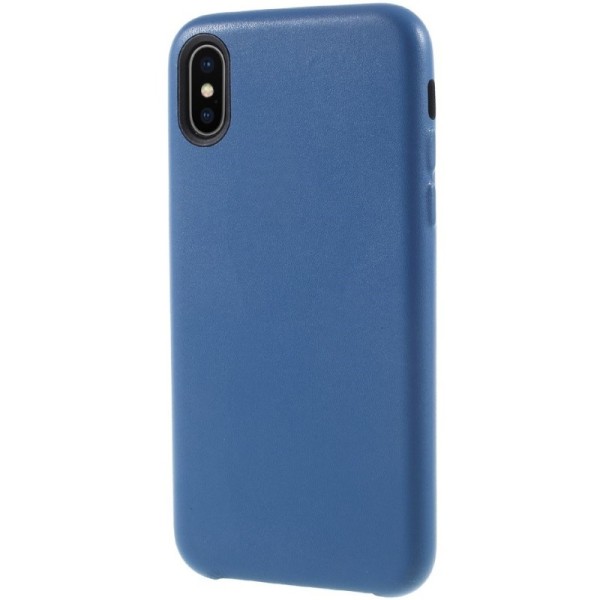 Soft Slim ādas apvalks - zils (iPhone X / Xs)