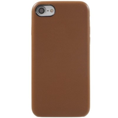 Soft Slim Apple iPhone 7 (iPhone 8) brūns ādas apvalks / Vacins.lv