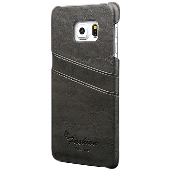 „Vintage“ ādas apvalks - pelēks (Galaxy S6)