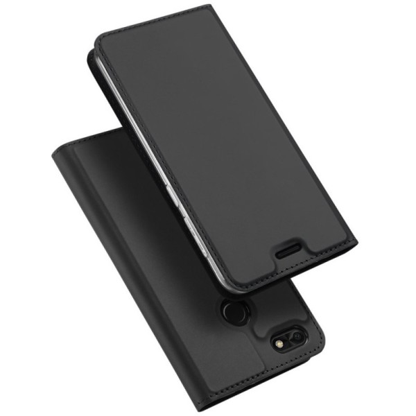 „Dux Ducis“ Skin atverčiamas dėklas - juodas (P9 Lite Mini)