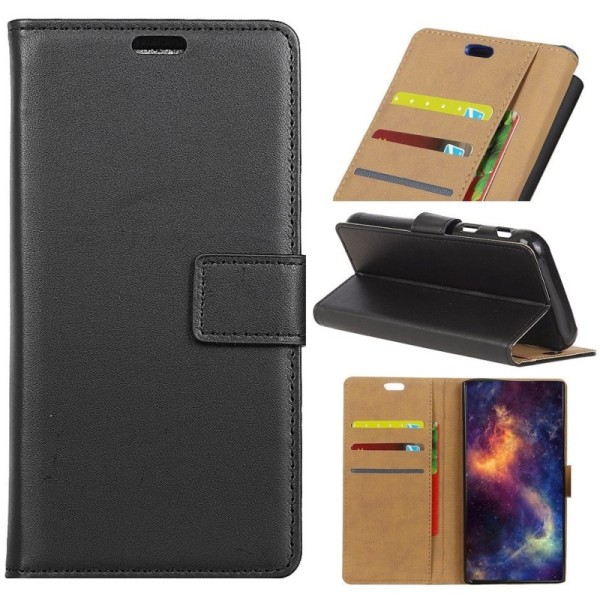 „Casual“ atverčiamas dėklas - juodas (P9 Lite Mini)