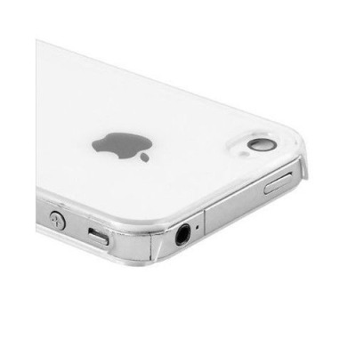 Apple iPhone 4 ir 4S plastmasas dzidrs (caurspīdīgs) apvalks / Vacins.lv