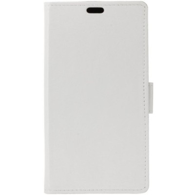 Nokia 2 atvēramais ādas balts maciņš, grāmata (maks) / Vacins.lv