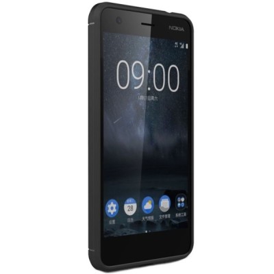 Nokia 2 „Carbon“ kieto silikono TPU juodas dėklas - nugarėlė / Priedai.lt