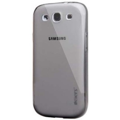 „Leiers“ Thin Ice Samsung Galaxy S3 (i9300) skaidrus permatomas silikoninis TPU pilkas dėklas / Priedai.lt
