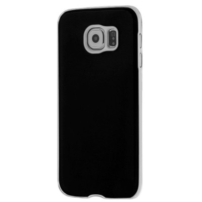 Slim Leather Samsung Galaxy S6 G920F melns ādas apvalks / Vacins.lv