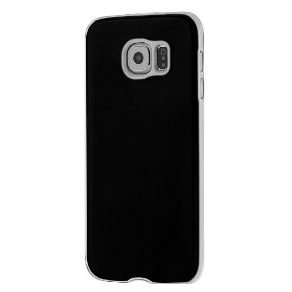 Slim Leather ādas apvalks - melns (Galaxy S6)