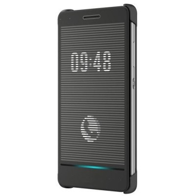 Huawei Honor 7 Smart Grid Cover melns atvērams maciņš / Vacins.lv