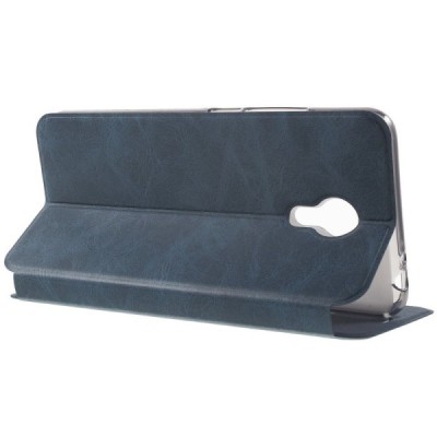 Meizu m3 note „Mofi“ Vintage sērijas zils ādas atvērams maciņš / Vacins.lv