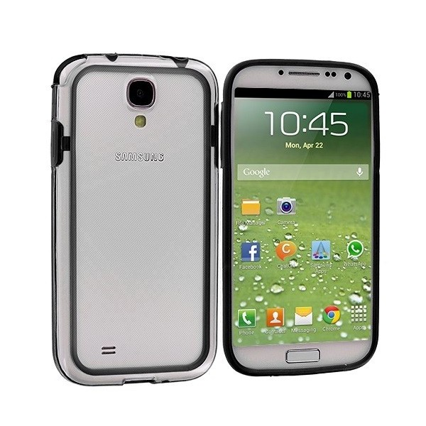 Rāmis (bamperis) - dzidrs, melns (Galaxy S4)