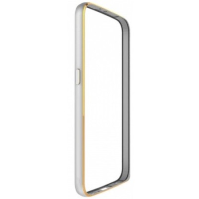 Sidabrinis klasikinis Samsung Galaxy S6 (G920) rėmelis - kraštų apvadas (bamperis) / Priedai.lt