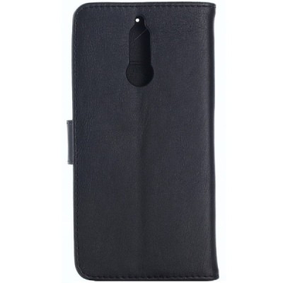 Huawei Mate 10 Lite atvēramais ādas melns retro maciņš (maks) / Vacins.lv