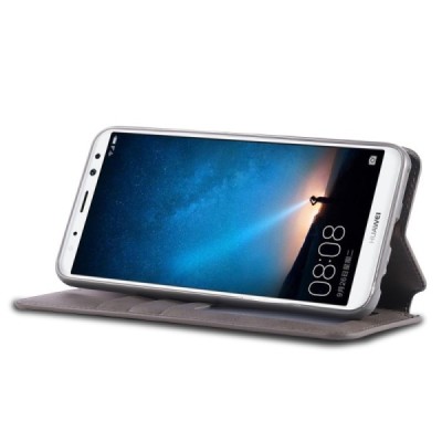 Huawei Mate 10 Lite atvēramais ādas smilšains retro maciņš (maks) / Vacins.lv