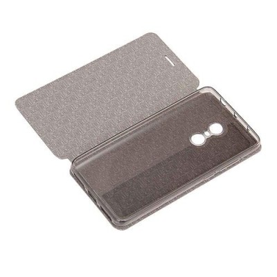 Xiaomi Redmi Note 4 „Mofi“ Rui sērijas melns ādas atvērams maciņš / Vacins.lv