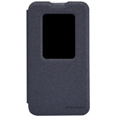 LG L90 (D410) Nillkin Sparkle atvēramais pelēks futrālis / Vacins.lv