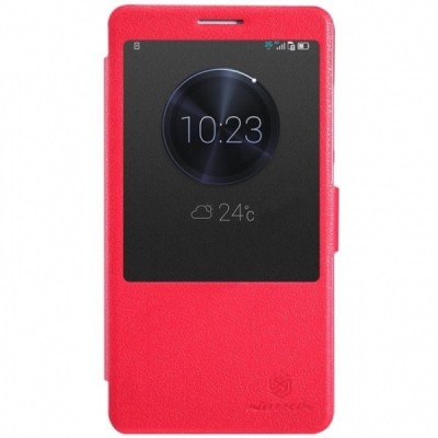 Huawei Ascend Mate 7 „Nillkin“ Fresh atvēramais sarkans maciņš / Vacins.lv