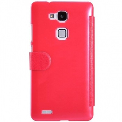 Huawei Ascend Mate 7 „Nillkin“ Fresh atvēramais sarkans maciņš / Vacins.lv