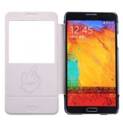 Samsung Galaxy Note 3 Baseus Folio atvēramais melns maciņš / Vacins.lv