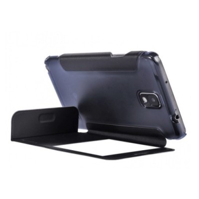 Samsung Galaxy Note 3 Baseus Folio atvēramais melns maciņš / Vacins.lv