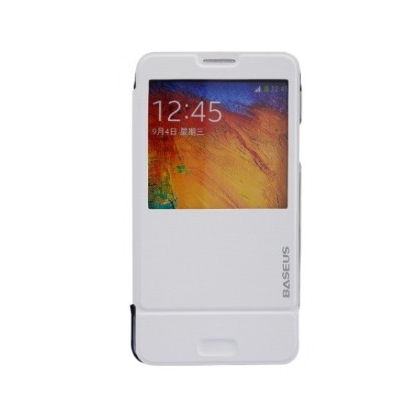 „Baseus“ Folio atverčiamas dėklas - baltas (Galaxy Note 3)