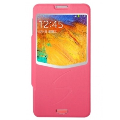 Samsung Galaxy Note 3 Baseus Folio Ultrathin atverčiamas rožinis dėklas / Priedai.lt
