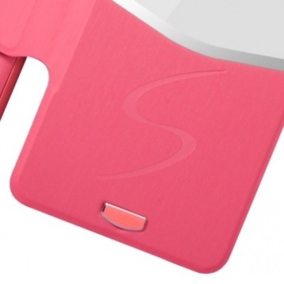 Samsung Galaxy Note 3 Baseus Folio Ultrathin atverčiamas rožinis dėklas / Priedai.lt