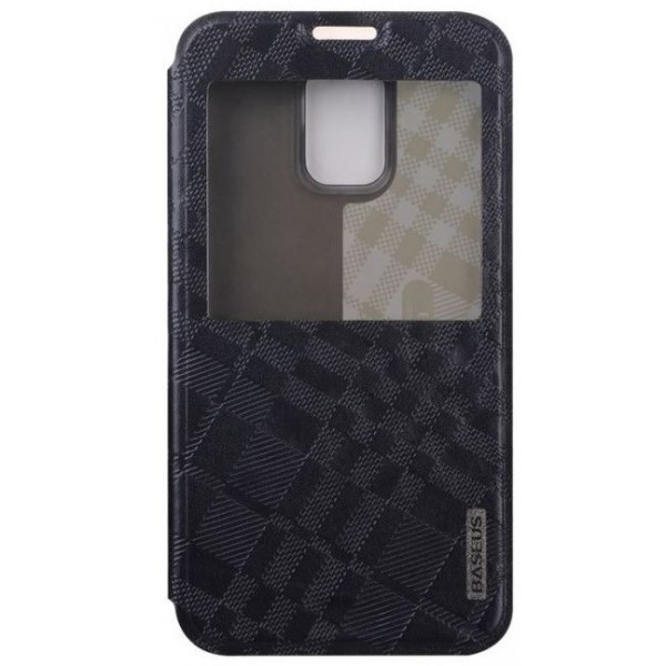 „Baseus“ Brocade atverčiamas dėklas - juodas (Galaxy S5 / S5 Neo)