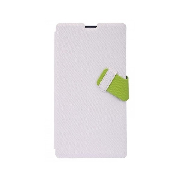 „Baseus“ Faith Leather atverčiamas dėklas - baltas (Xperia Z1)