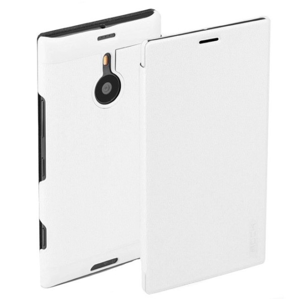 „ROCK“ Touch atvēramais maciņš - balts (Lumia 1520)