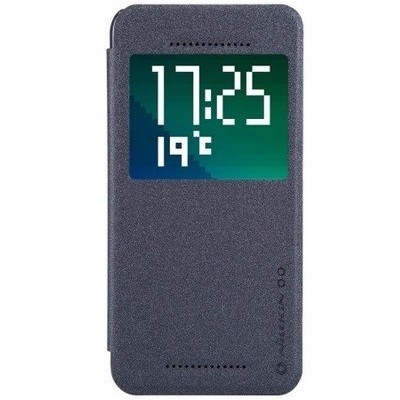 HTC Desire EYE „Nillkin“ Fresh atvēramais pelēks ādas futrālis / Vacins.lv
