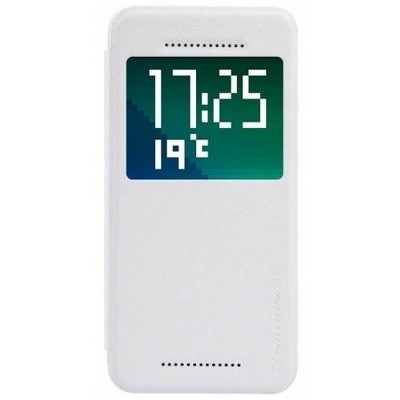 HTC Desire EYE „Nillkin“ Fresh atvēramais balts ādas futrālis / Vacins.lv