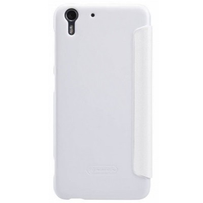 HTC Desire EYE „Nillkin“ Fresh atvēramais balts ādas futrālis / Vacins.lv