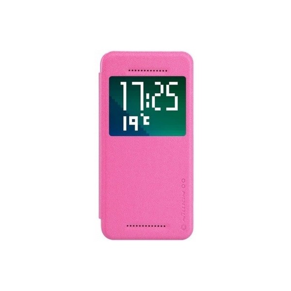 „Nillkin“ Sparkle atvēramais futrālis - rozs (One M8)