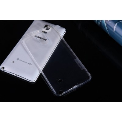 Samsung Galaxy Note 4 (N9100) Nillkin Nature plonas skaidrus (permatomas) silikoninis TPU bespalvis dėklas / Priedai.lt