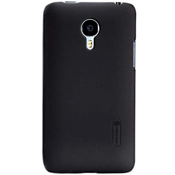 „Nillkin“ Frosted Shield apvalks - melns + ekrāna aizsargplēve (MX4 Pro)