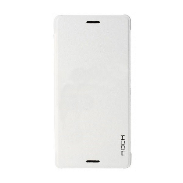 „ROCK“ Touch atvēramais maciņš - balts (Xperia Z3)