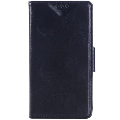 Samsung Galaxy Note 4 (N910) atverčiamas juodas odinis dėklas - piniginė / Priedai.lt